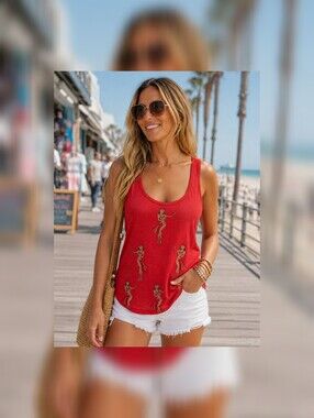 Wildfox Belly Dancers Tank  M